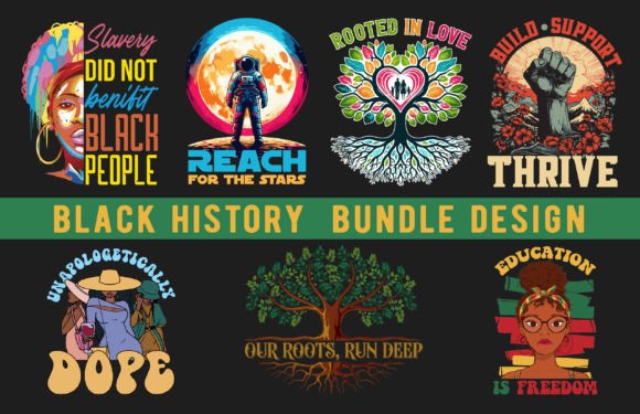 Black History Bundle: Graphics & Print Templates