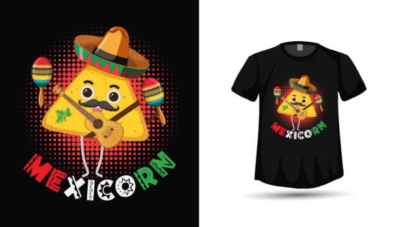 Cinco De Mayo Mexican Corn Graphics & T-Shirt Designs