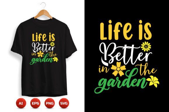 Gardening T-shirt Design 34: Graphics for Print Templates