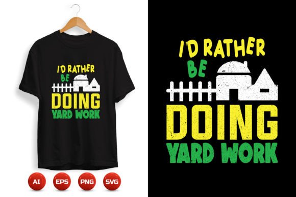 Gardening T-shirt Design 36: Graphics for Print Templates