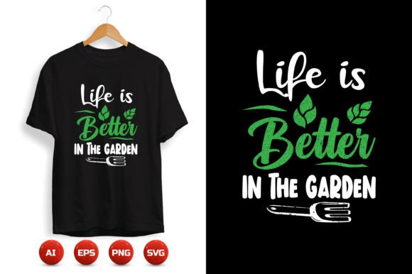 Gardening T-shirt Design 43: Graphics for Print Templates