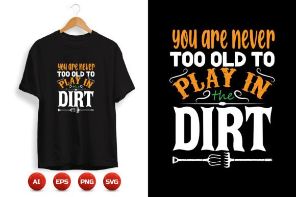 Gardening T-shirt Design 45: Graphics & Print Templates