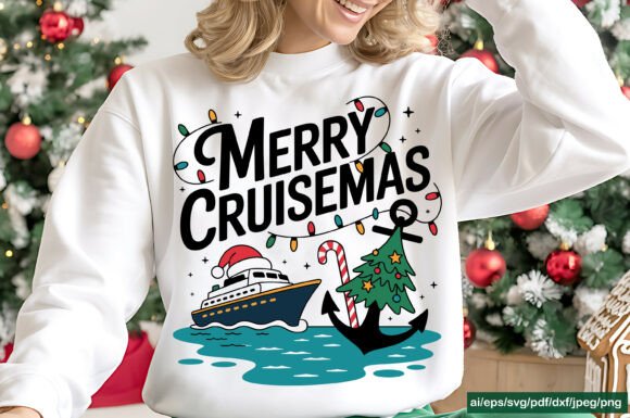 Merry Cruisemas SVG PNG T-Shirt: Graphics & Print Templates