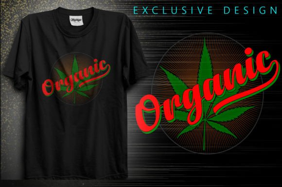 Organic T-Shirt Design: Graphics for Print Templates