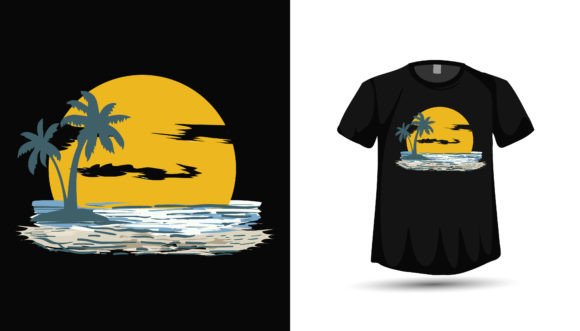 Summer Tshirt Design Graphics Vector