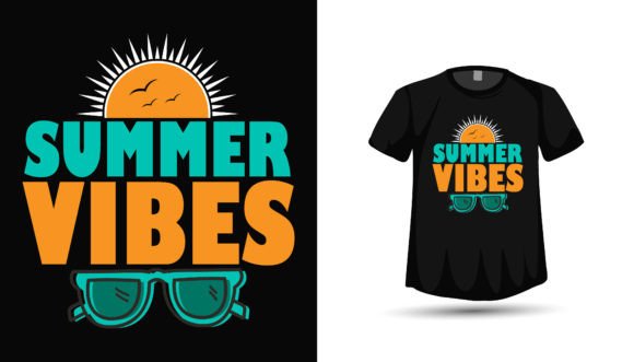 Summer Vibe Graphics for T-Shirt Designs