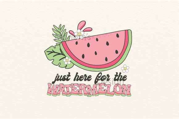 Summer Watermelon Holiday T-shirt Design Graphics