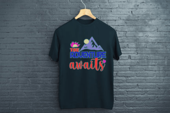 The ADVENTUIRE AWAITS — Baby T Shirt Graphics & Print Templates